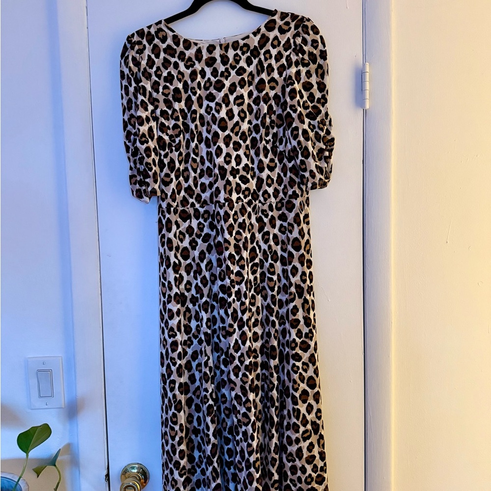 Leopard Print Maxi Dress